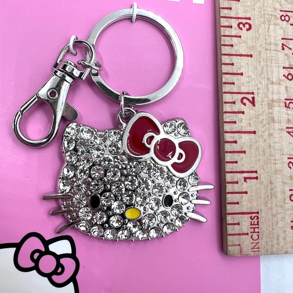 Hello Kitty Bag Charm NWT Lot of 3 Bling Wristlet Sanrio - Picture 2 of 11